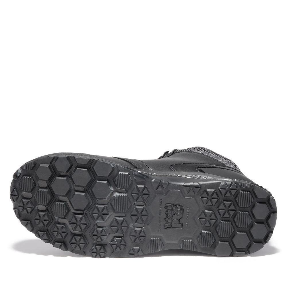 Bocanci De Muncă Timberland Barbati Negrii - Pro® Reaxion Comp Toe - Romania - NKWHRY792